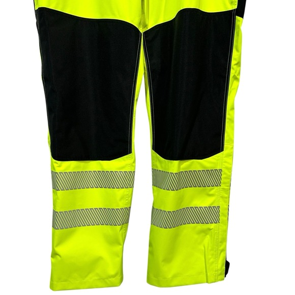 Carhartt Mens Hi-Vis Storm Defender Waterproof Pants XL Tall (42X33)Yellow Black - Picture 11 of 15